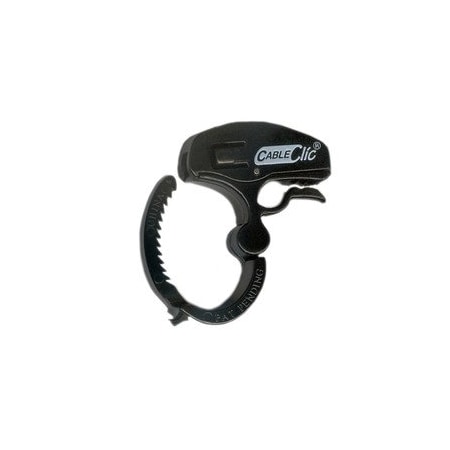 Cable Wholesale Cable Wrap, 1 in Max Bundle Dia., Black, Polymer, Stainless Steel, 15 PK 30CA-12215